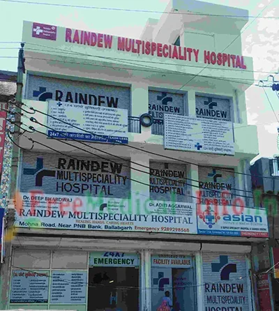 Raindew Multispeciality Hospital  - Best General Physician, Gynaecology/Gynecology, Pediatric/Paediatric in Faridabad